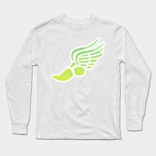 Yellow/Green Ombre Track Shoe Long Sleeve T-Shirt